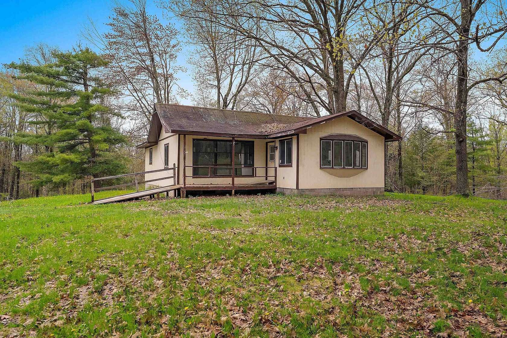 10.5 Acres of Recreational Land with Home for Sale in Wausaukee, Wisconsin
