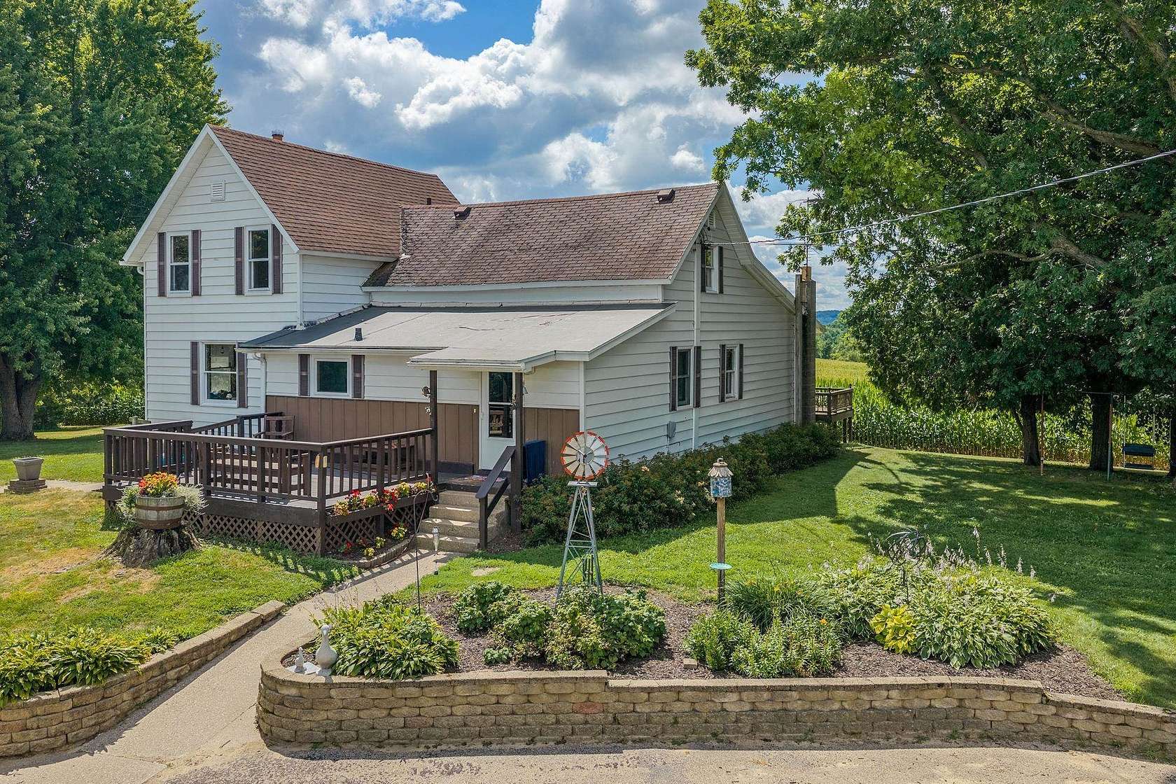 26.3 Acres of Agricultural Land with Home for Sale in La Valle, Wisconsin
