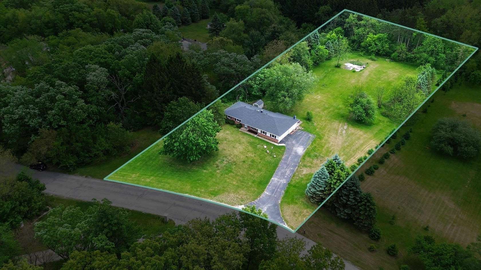 1.64 Acres of Land with Home for Sale in Milton, Wisconsin