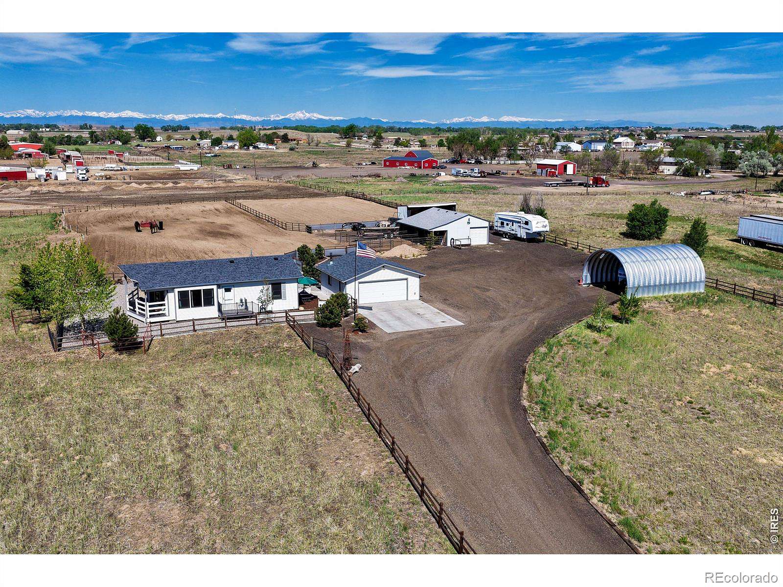 4.58 Acres of Land with Home for Sale in Hudson, Colorado