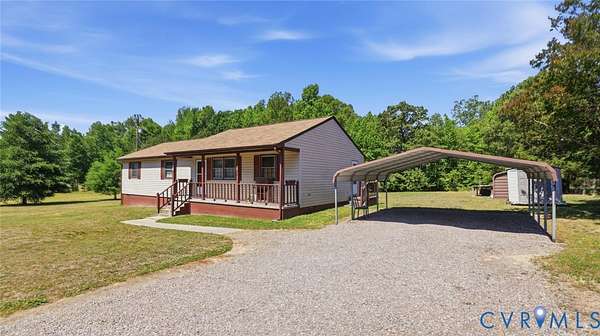 3.26 Acres of Land with Home for Sale in Dinwiddie, Virginia