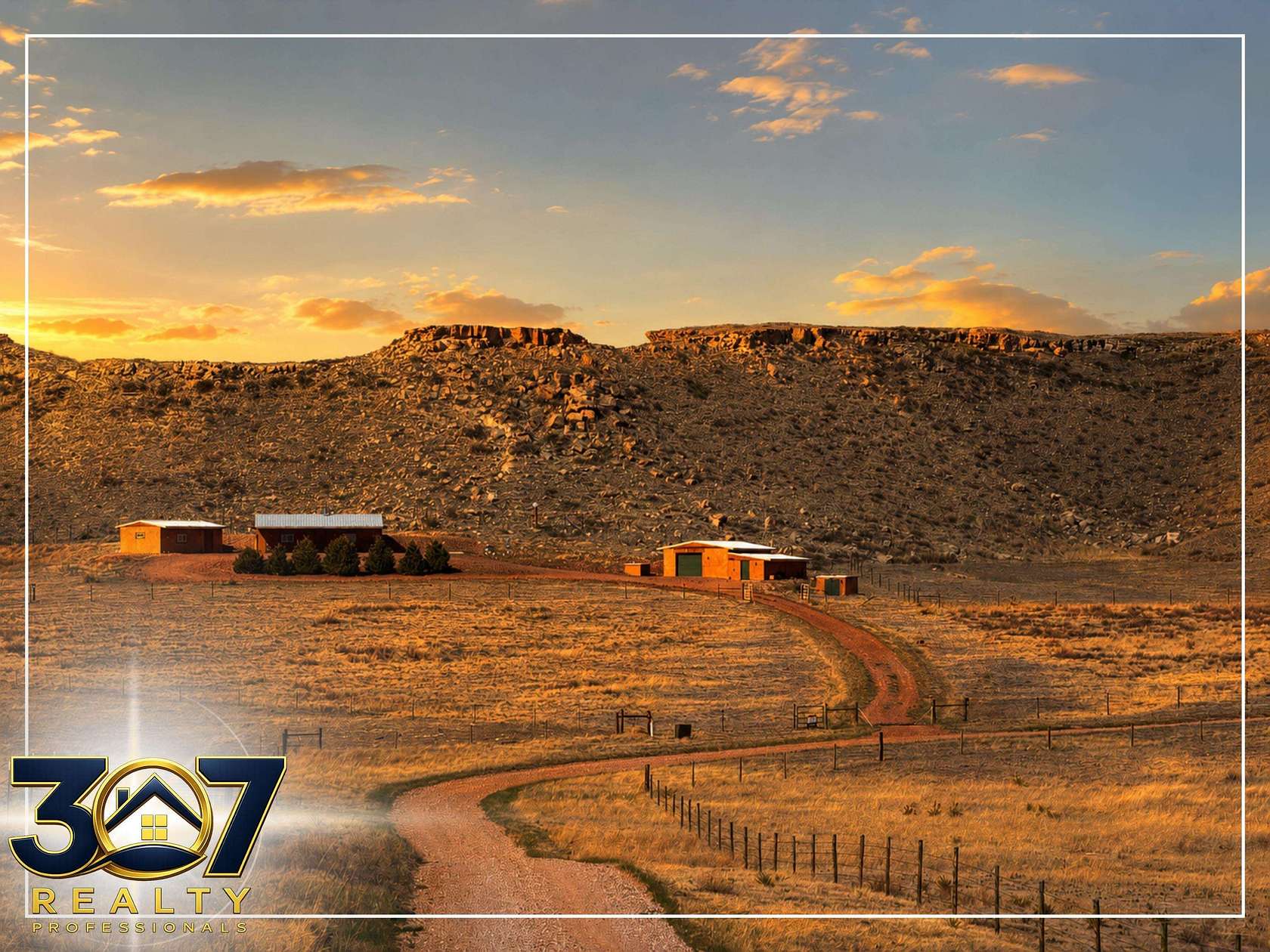 70 Acres of Land with Home for Sale in Fort Laramie, Wyoming