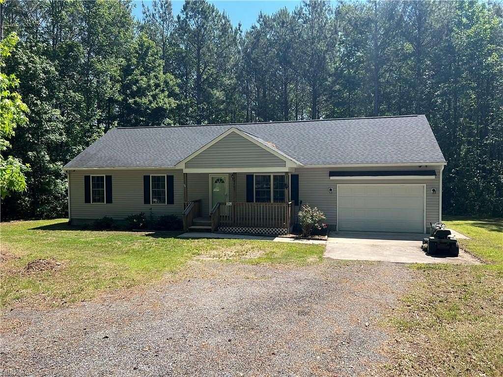 5.26 Acres of Land with Home for Sale in Courtland, Virginia