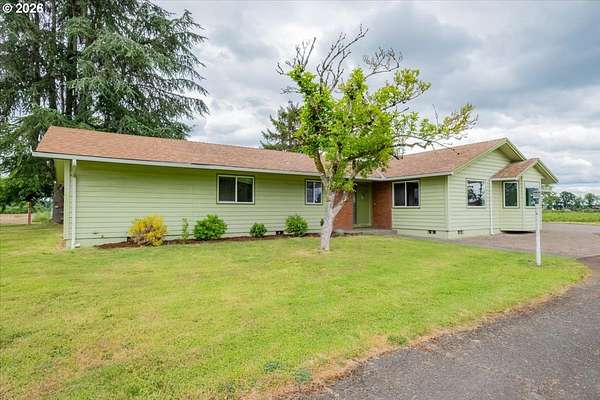 21.8 Acres of Agricultural Land with Home for Sale in Albany, Oregon