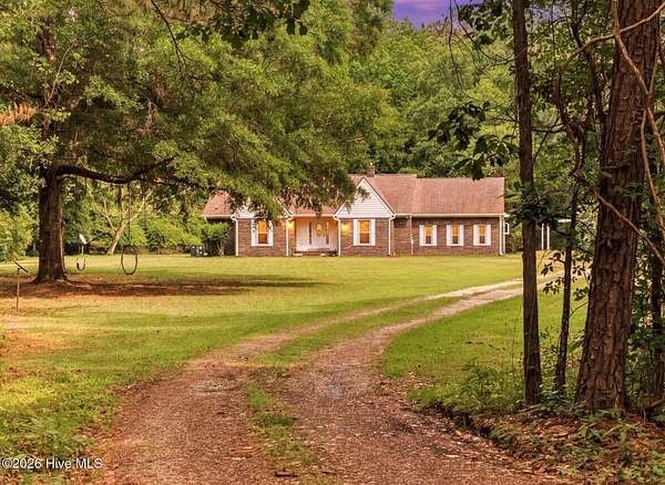 11.4 Acres of Land with Home for Sale in Rocky Point, North Carolina