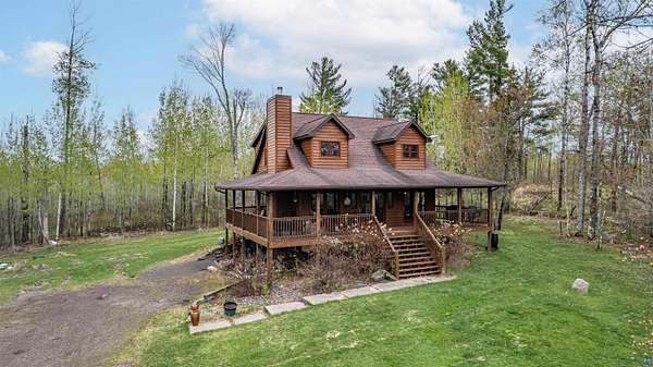 5.48 Acres of Land with Home for Sale in Mahtowa, Minnesota