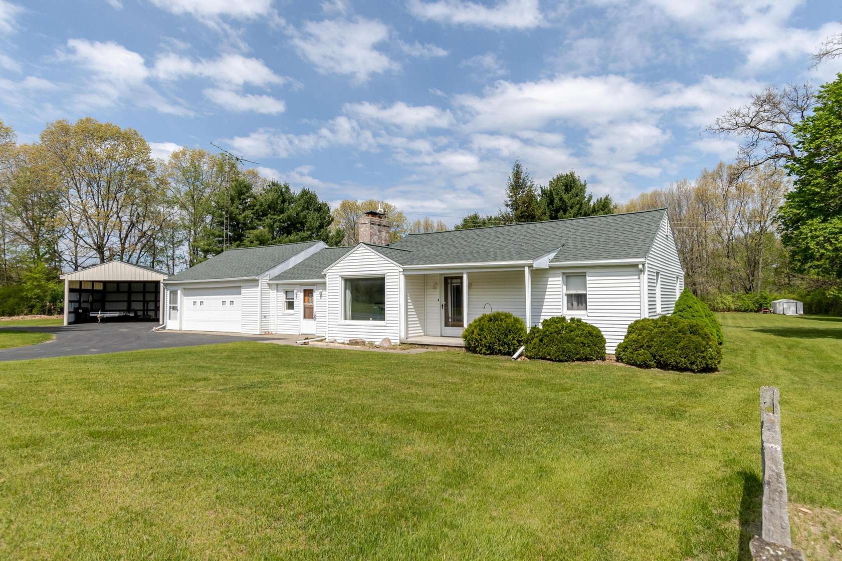 1.57 Acres of Land with Home for Sale in Brooklyn, Michigan