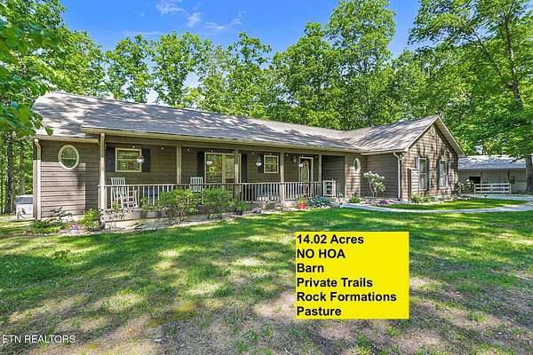14 Acres of Land with Home for Sale in Jamestown, Tennessee