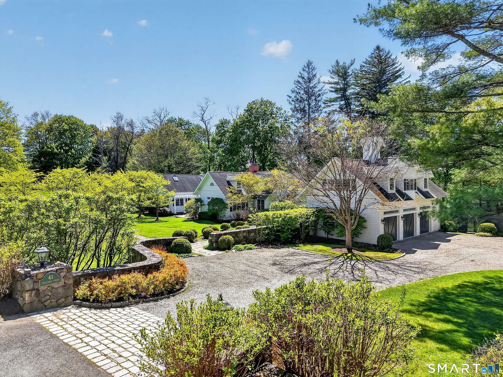 2.3 Acres of Land with Home for Sale in Ridgefield, Connecticut