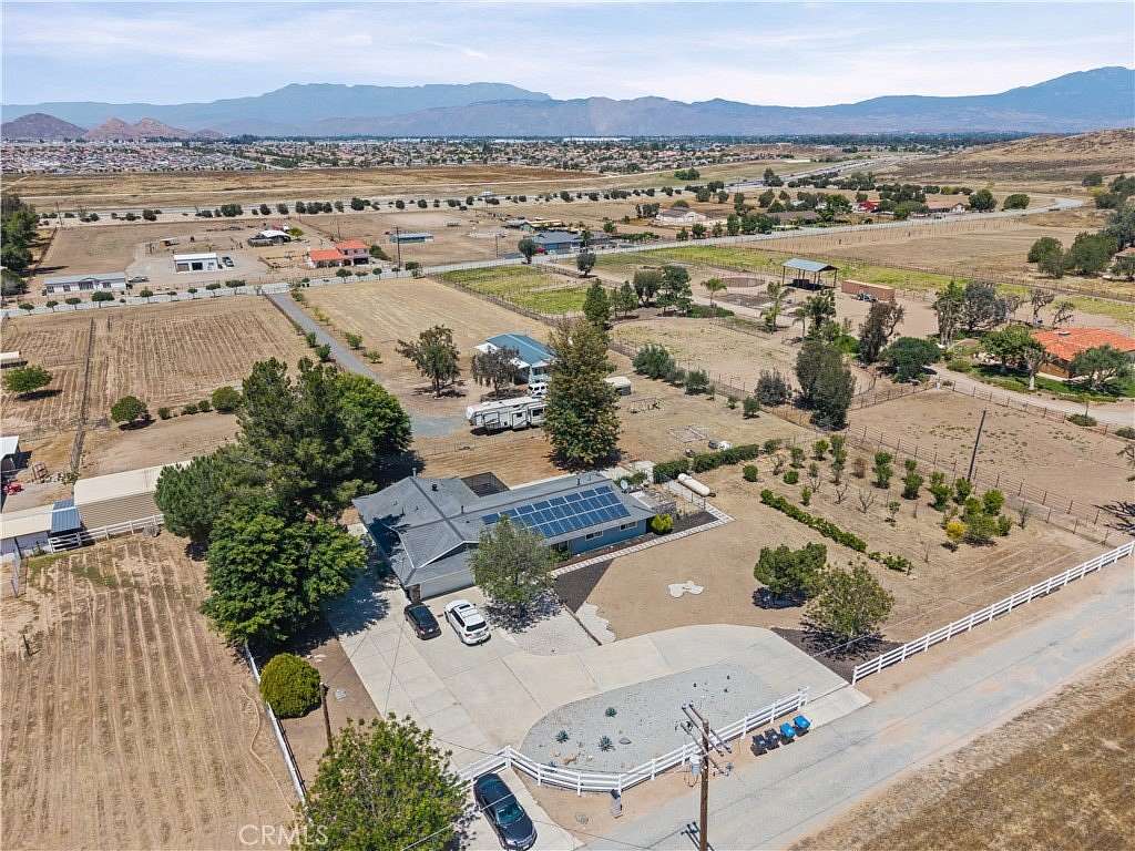 5 Acres of Land with Home for Sale in Hemet, California