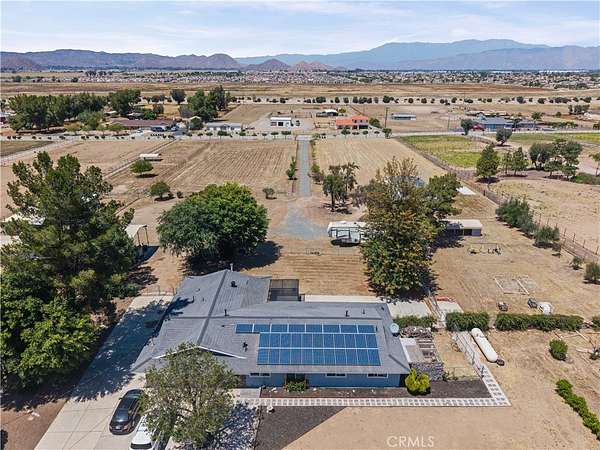 5 Acres of Land with Home for Sale in Hemet, California