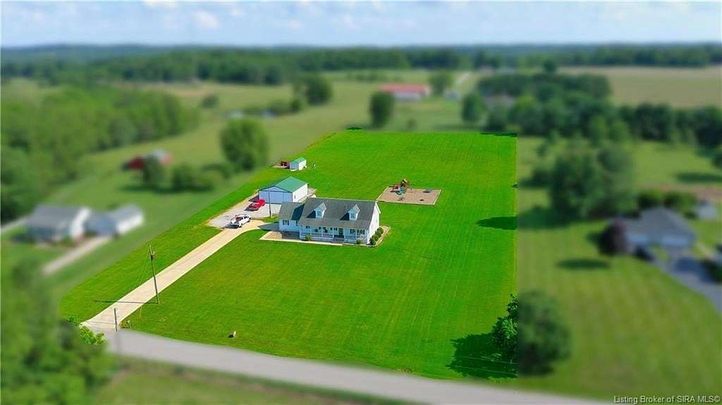 3.56 Acres of Land with Home for Sale in Salem, Indiana
