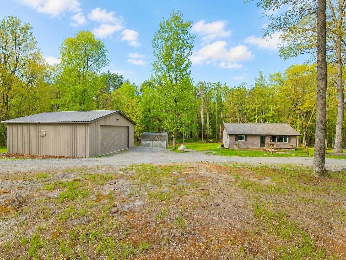 1.6 Acres of Land with Home for Sale in Farwell, Michigan