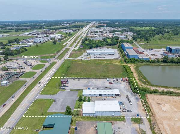 3.5 Acres of Improved Commercial Land for Lease in Broussard, Louisiana