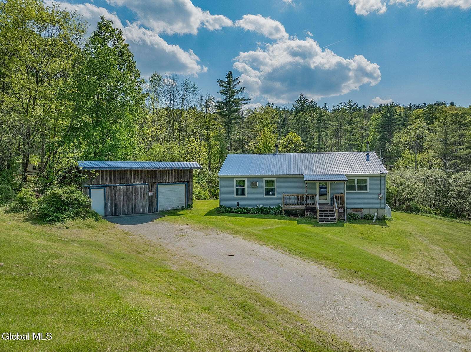 10 Acres of Recreational Land with Home for Sale in Petersburgh Town, New York