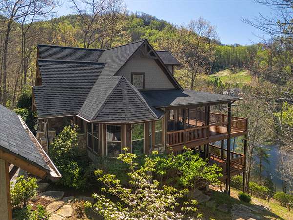 63 Acres of Land with Home for Sale in Tuckasegee, North Carolina
