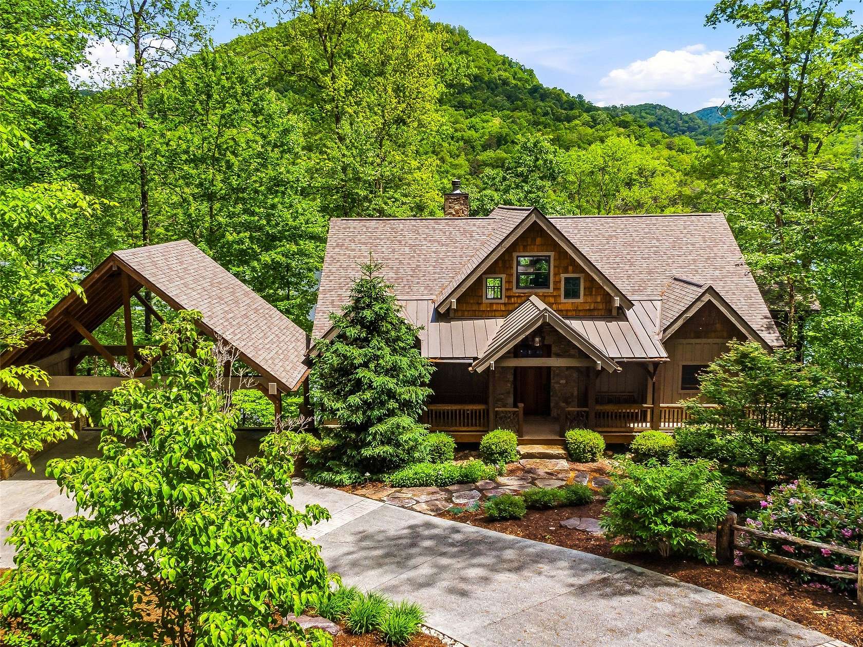 1.74 Acres of Land with Home for Sale in Tuckasegee, North Carolina