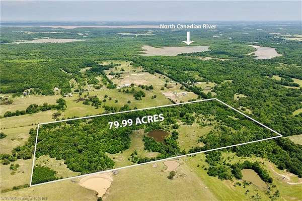 80.8 Acres of Recreational & Residential Land for Sale in Eufaula, Oklahoma