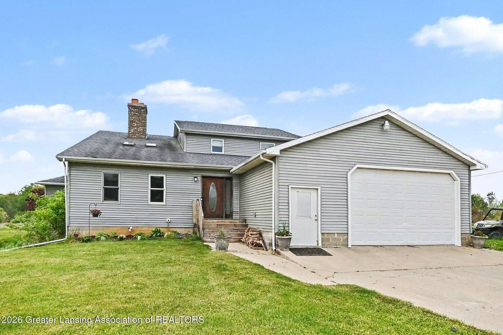 20.5 Acres of Land with Home for Sale in Charlotte, Michigan