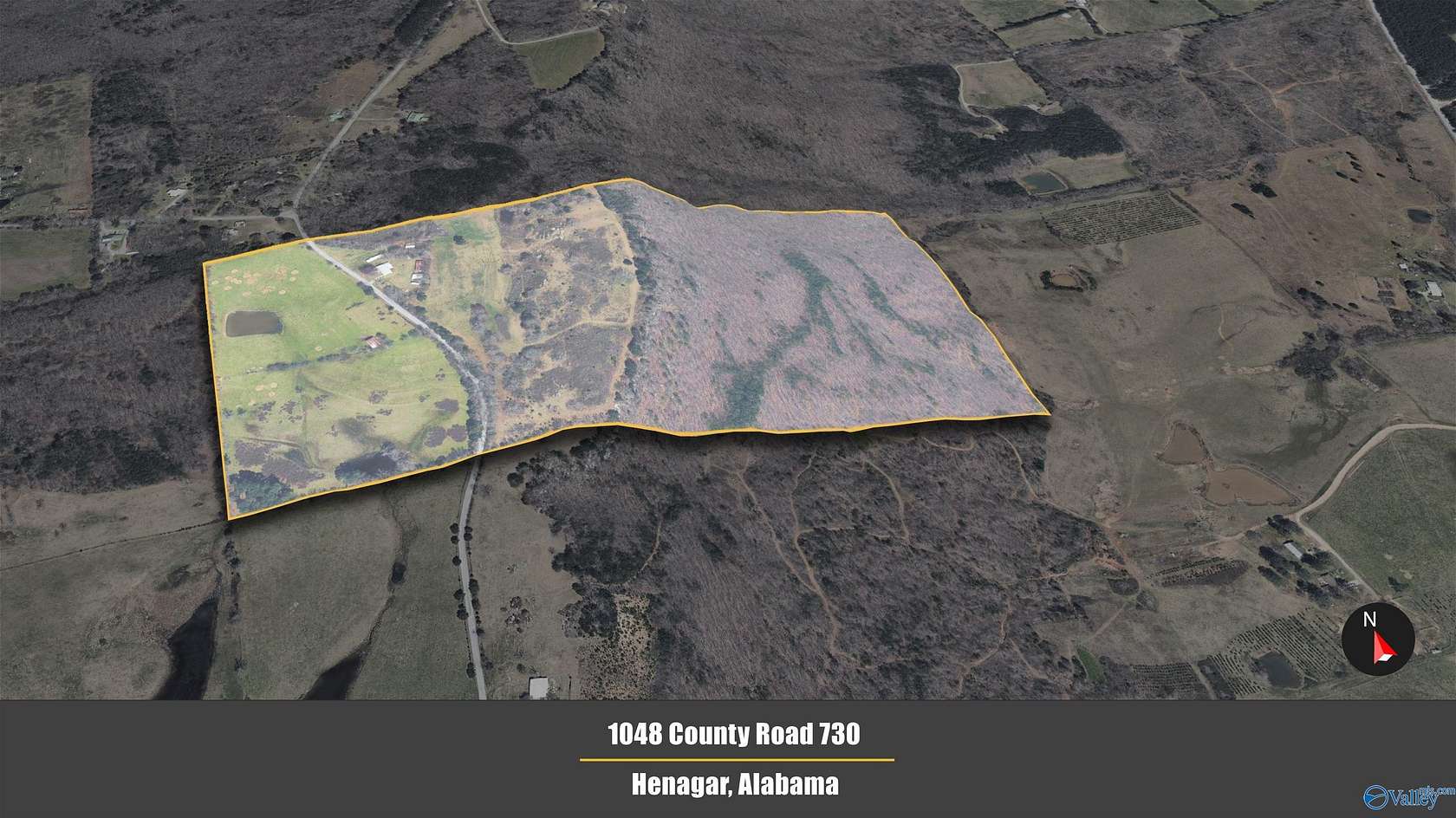 80 Acres of Land with Home for Sale in Henagar, Alabama