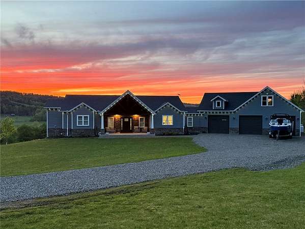 6.58 Acres of Land with Home for Sale in Unadilla, New York