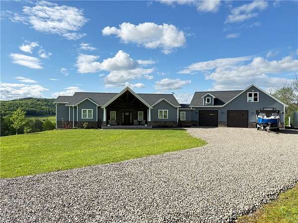 6.58 Acres of Land with Home for Sale in Unadilla, New York