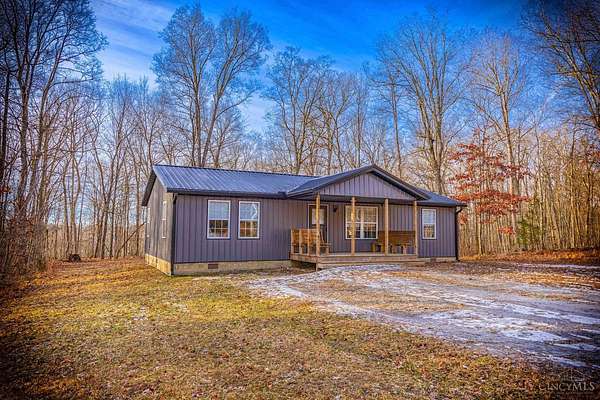 6.77 Acres of Land with Home for Sale in Peebles, Ohio