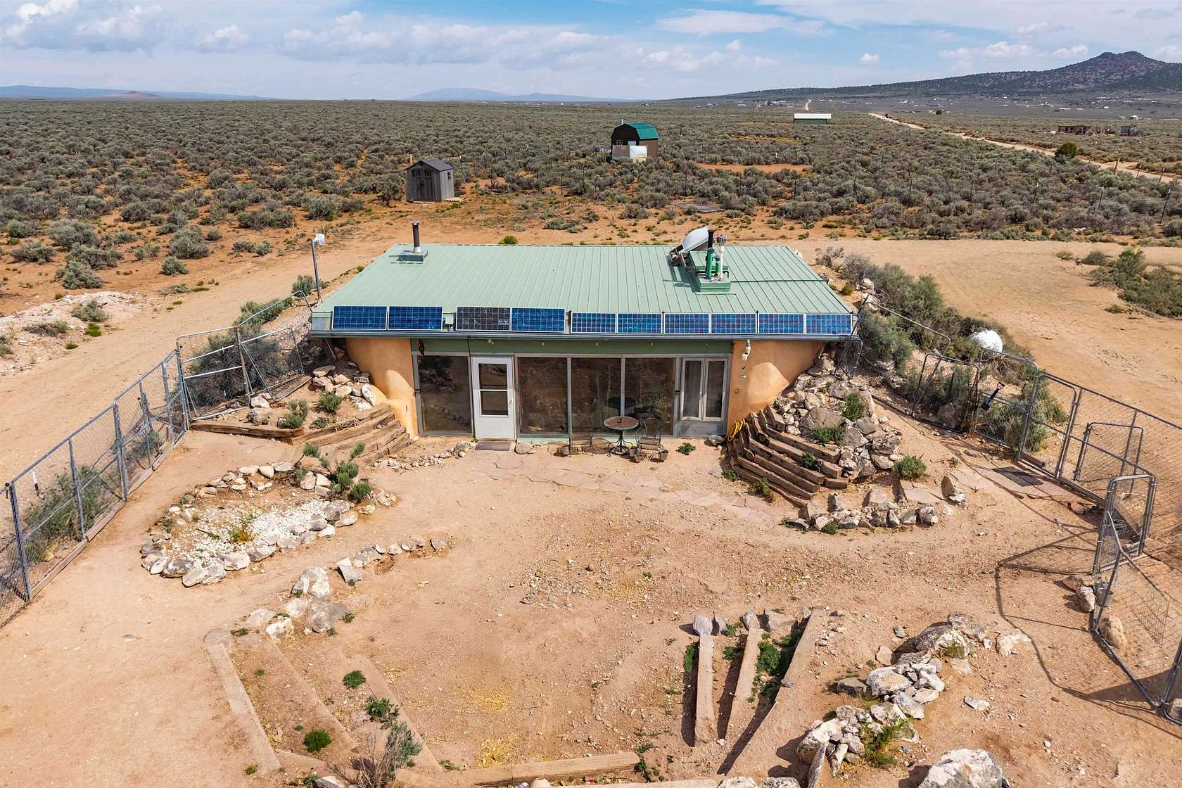 4.76 Acres of Land with Home for Sale in Carson, New Mexico
