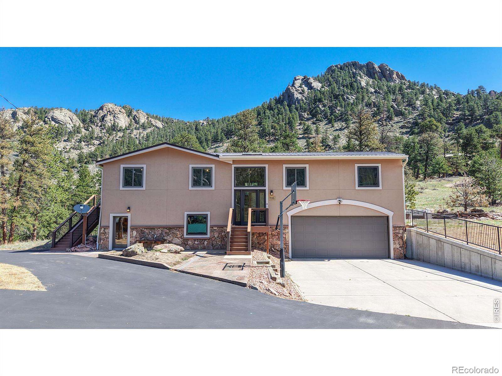 4.53 Acres of Land with Home for Sale in Estes Park, Colorado
