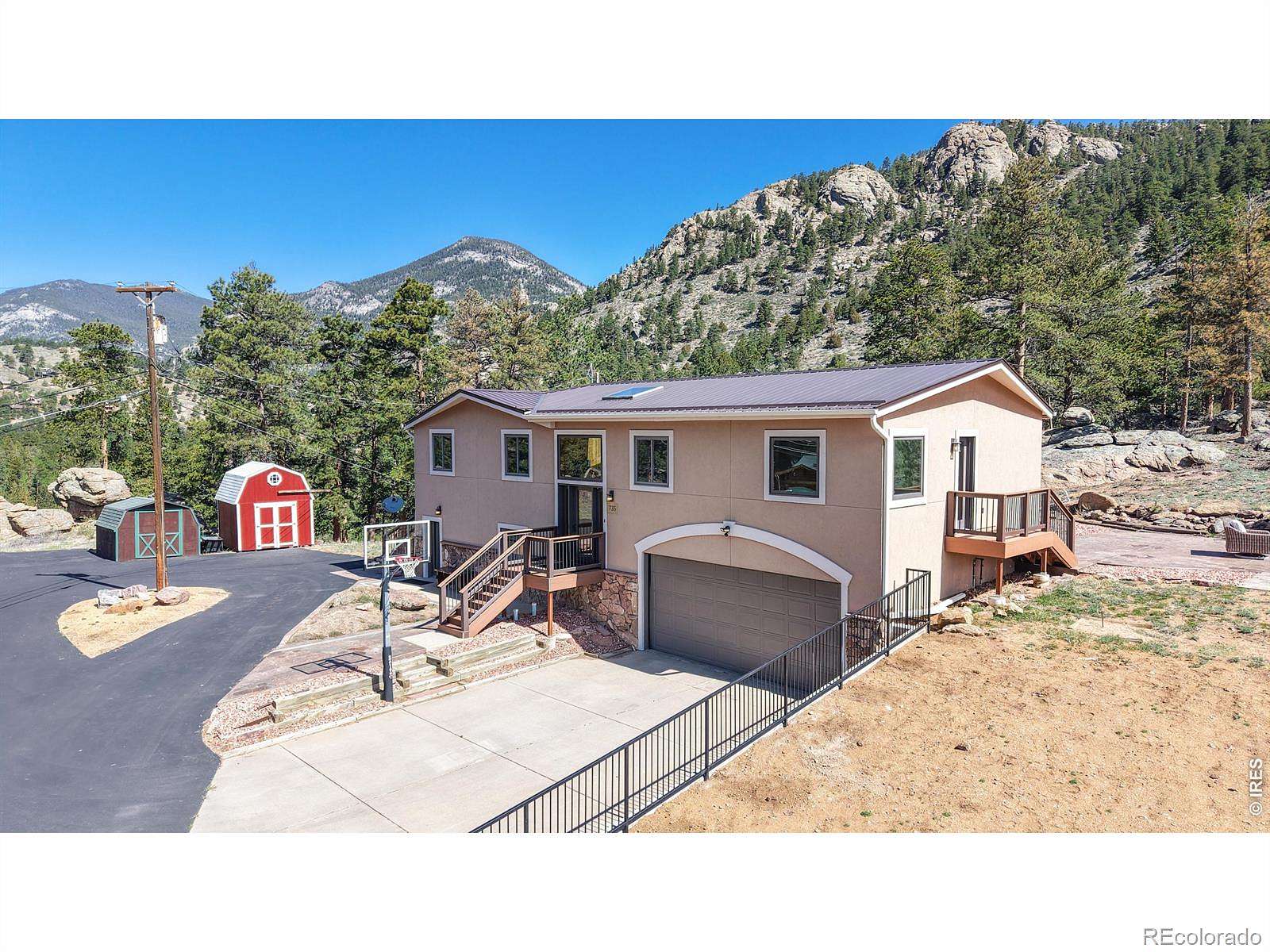 4.53 Acres of Land with Home for Sale in Estes Park, Colorado