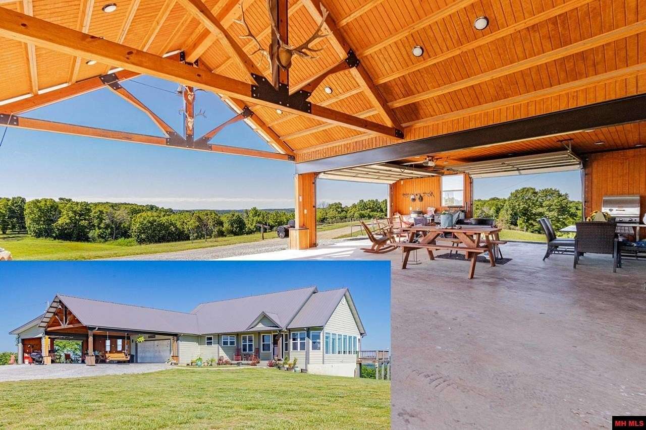 130 Acres of Recreational Land with Home for Lease in Yellville, Arkansas