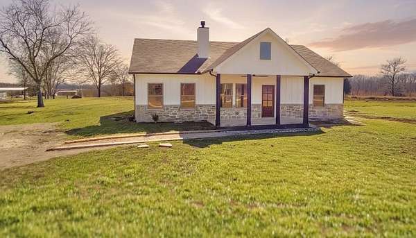 1.5 Acres of Land with Home for Sale in Wortham, Texas