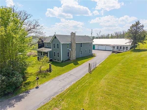 4.72 Acres of Land with Home for Sale in Canaseraga, New York
