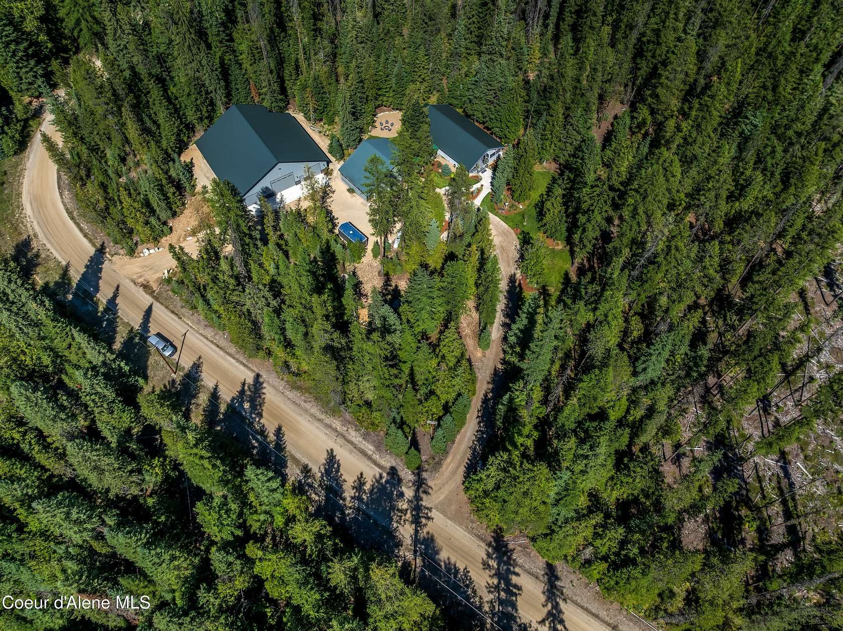 5 Acres of Land with Home for Sale in Nordman, Idaho