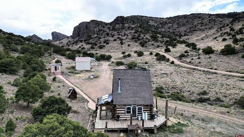 35.1 Acres of Recreational Land with Home for Sale in Del Norte, Colorado