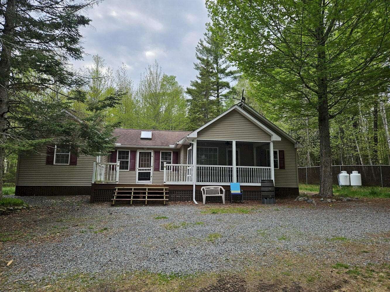 10.2 Acres of Recreational Land with Home for Sale in Athens, Maine