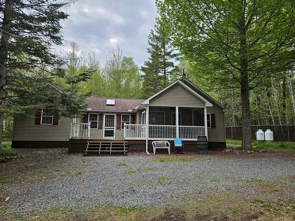 10.2 Acres of Recreational Land with Home for Sale in Athens, Maine