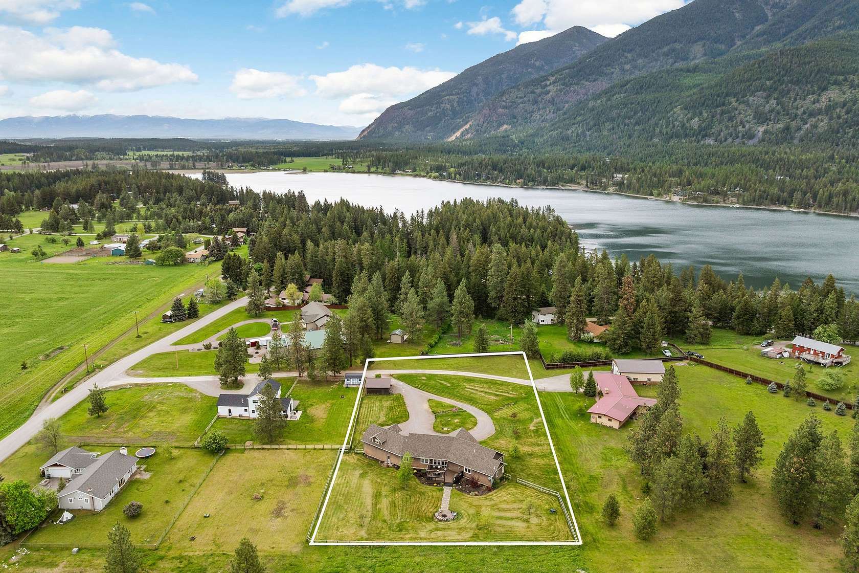 1.75 Acres of Land with Home for Sale in Kalispell, Montana