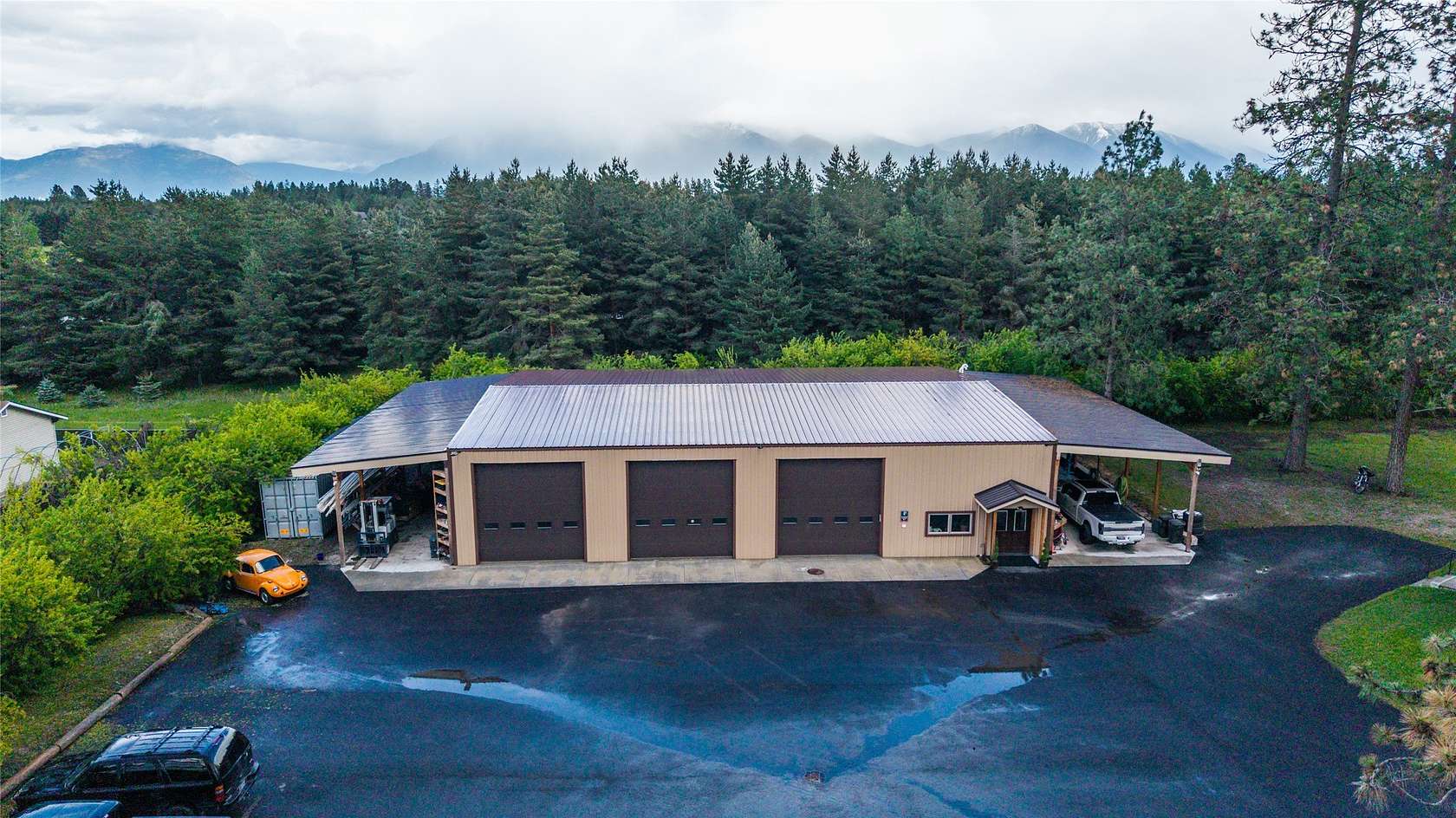 5 Acres of Land with Home for Sale in Kalispell, Montana