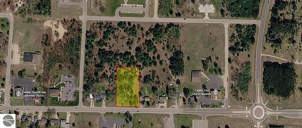 1.16 Acres of Commercial Land for Sale in Cadillac, Michigan