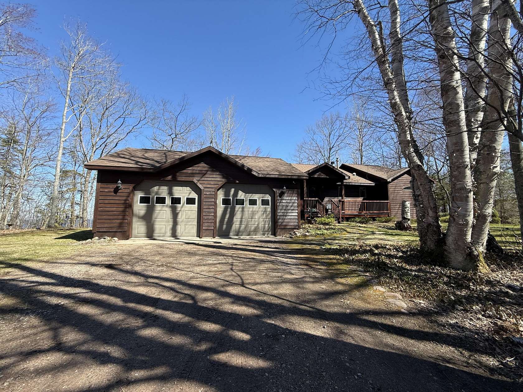 10.5 Acres of Land with Home for Sale in Brimley, Michigan