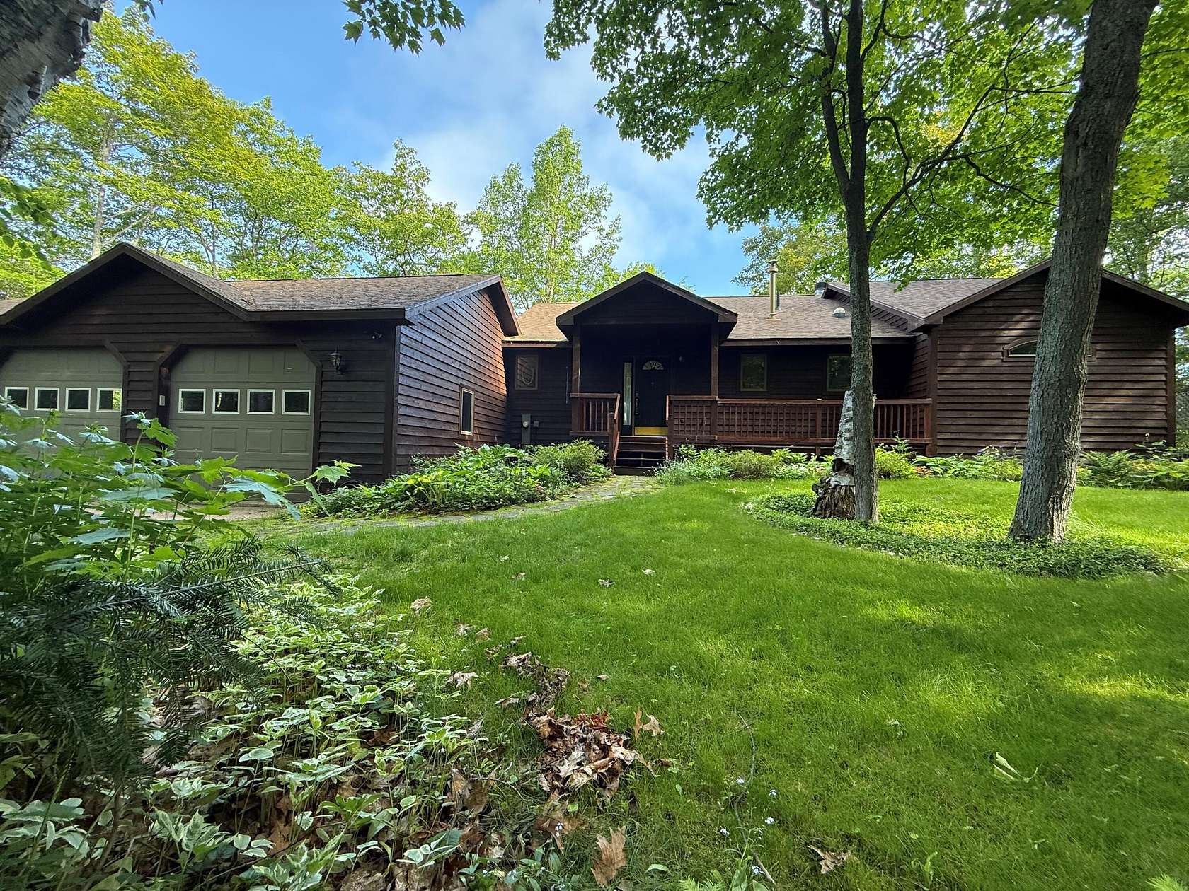 10.5 Acres of Land with Home for Sale in Brimley, Michigan