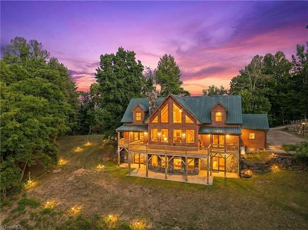 8.75 Acres of Land with Home for Sale in Moravian Falls, North Carolina
