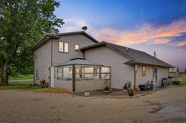 3 Acres of Land with Home for Sale in Earlville, Iowa