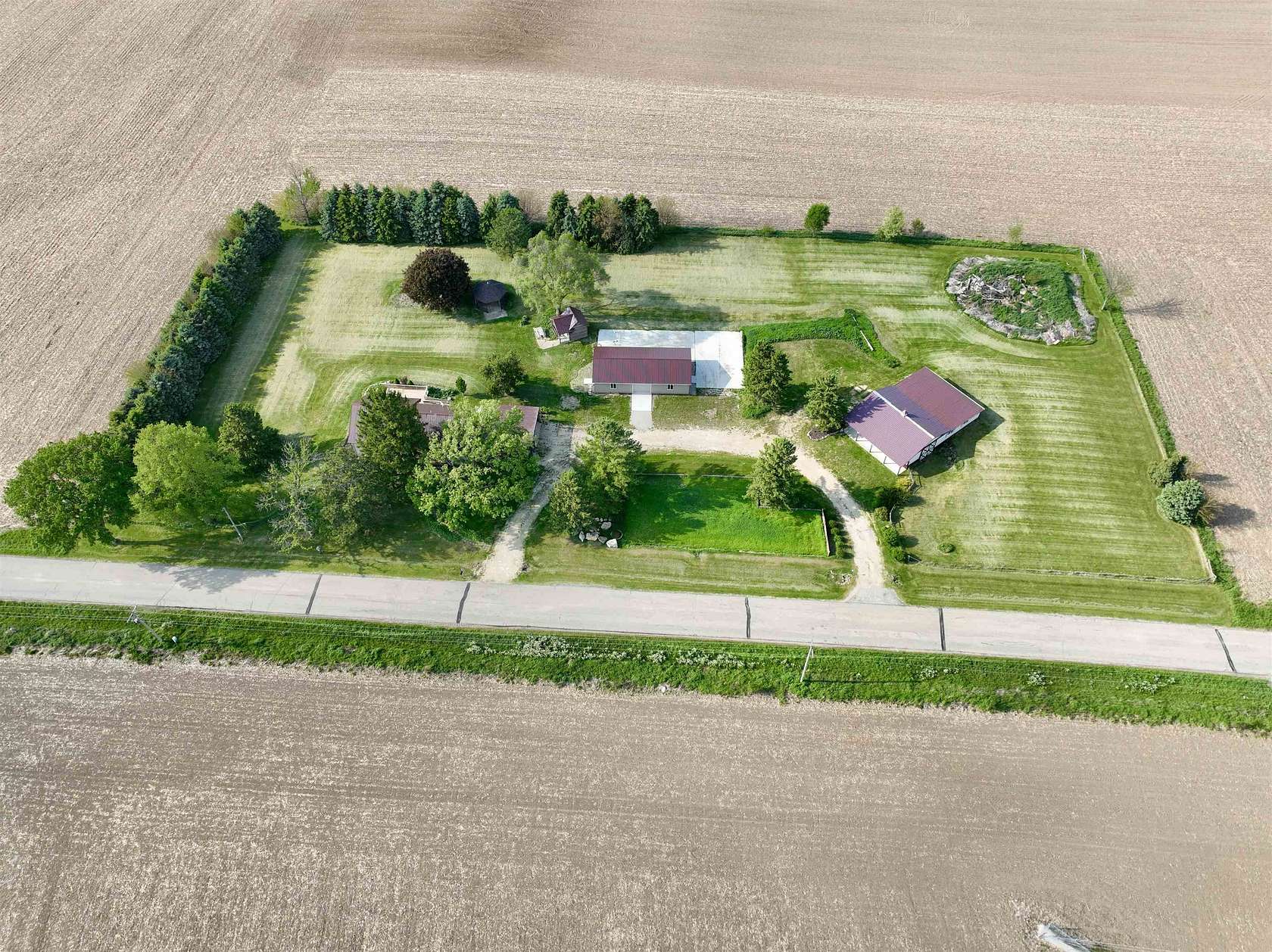 3 Acres of Land with Home for Sale in Milton, Wisconsin