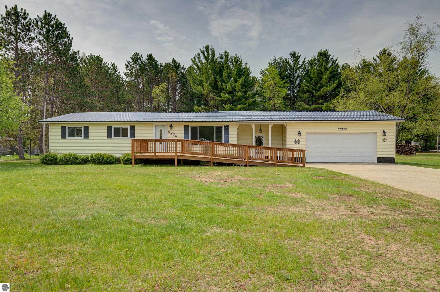 1.5 Acres of Land with Home for Sale in South Boardman, Michigan