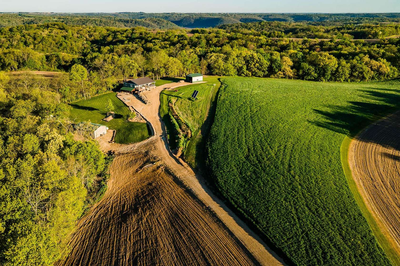 160 Acres of Land with Home for Sale in Muscoda, Wisconsin