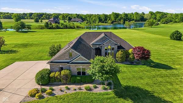 7.17 Acres of Land with Home for Sale in Trafalgar, Indiana