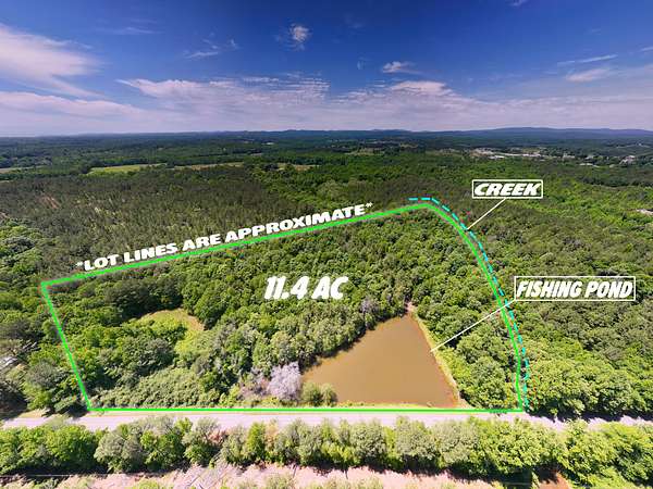 11.4 Acres of Recreational & Residential Land for Sale in Ashland, Alabama