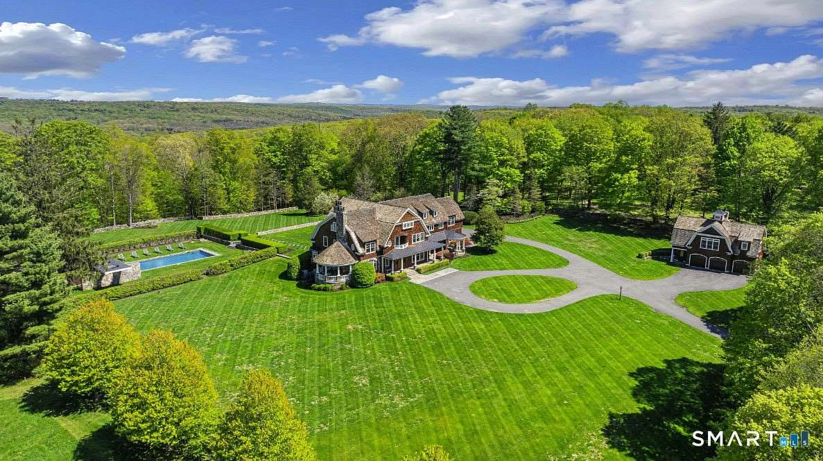 7 Acres of Land with Home for Sale in Redding, Connecticut